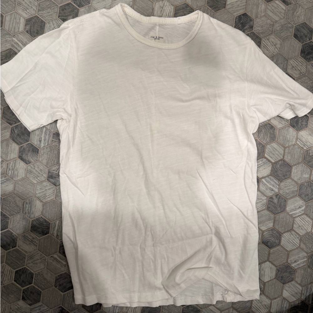 rag & bone Crisp White Short Sleeve Tee